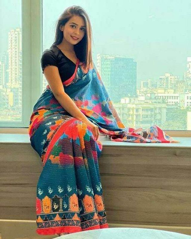 Bollywood Jacquard Saree  (Multicolor)
