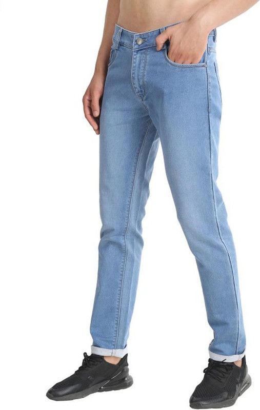 Men Regular Low Rise Dark Grey Jeans