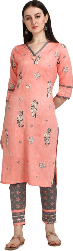 Women Silk Blend Kurta and Pant Set