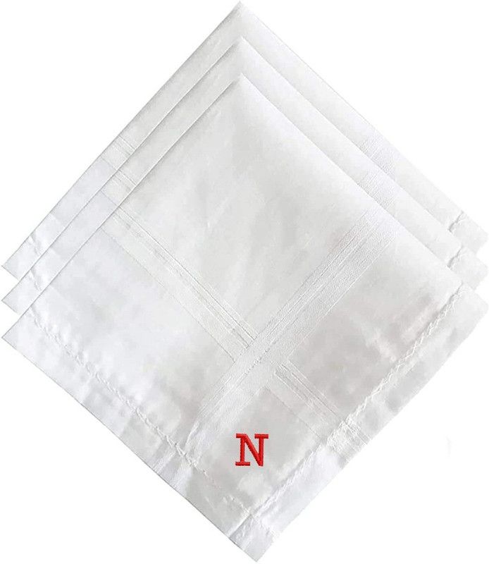 Mrunals Fashion Cotton Handkerchief initial 