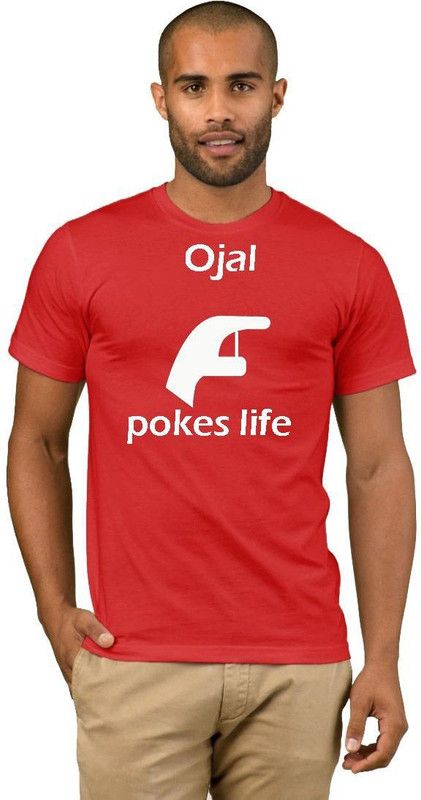 Ojal Facebook Quotation Style Fashion V20 Men Printed Round Neck Cotton Blend Red T-Shirt