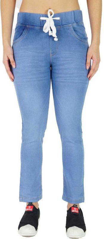 CREATARO YOUR LIFE Light Blue Jegging  (Solid)