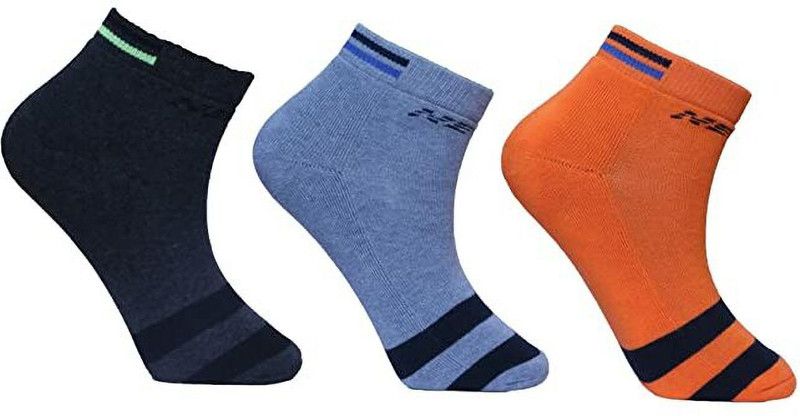Unisex Solid Ankle Length  (Pack of 3)