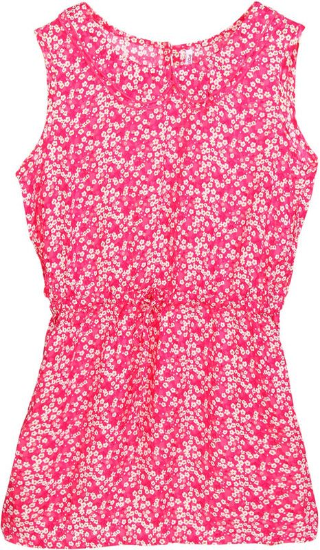 Girls Casual Cotton Rayon Blend Blouson Top  (Pink, Pack of 1)