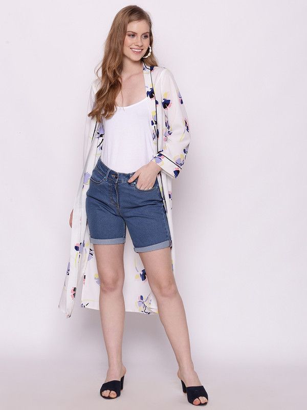 Women Full Sleeve Multicolor Shrug