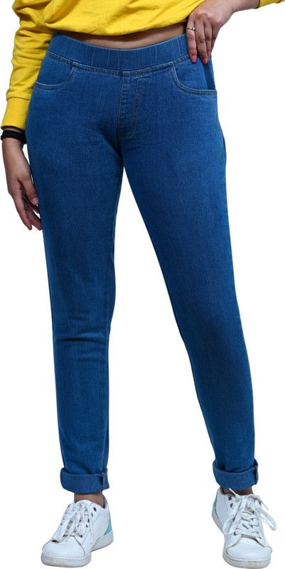 Sumoksh Blue Jegging  (Solid)