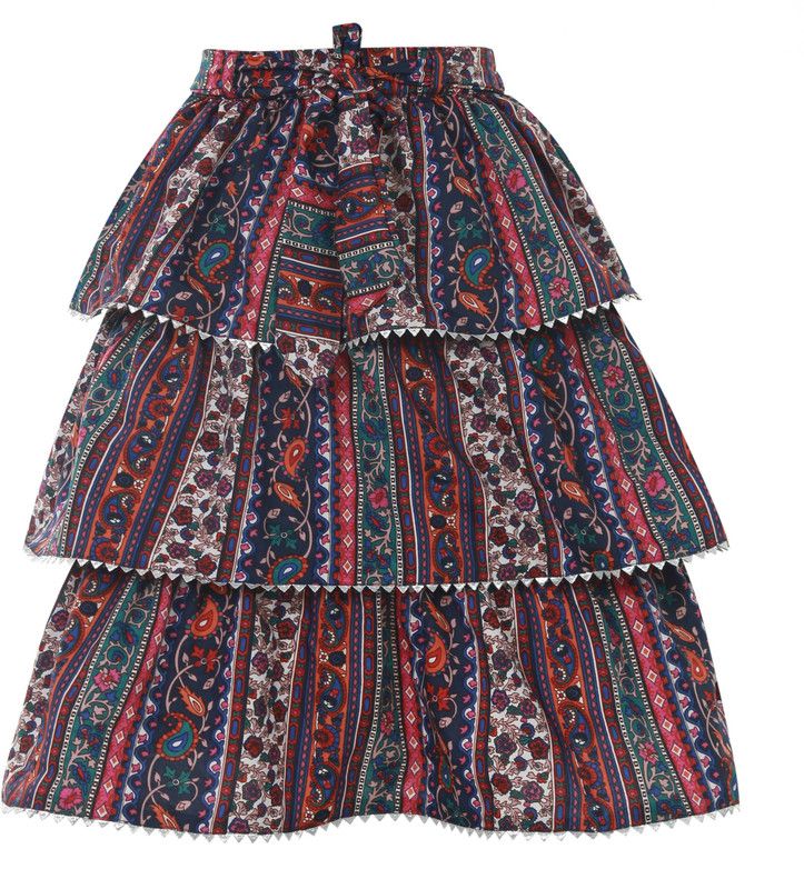 Girls Solid Pleated Multicolor Skirt
