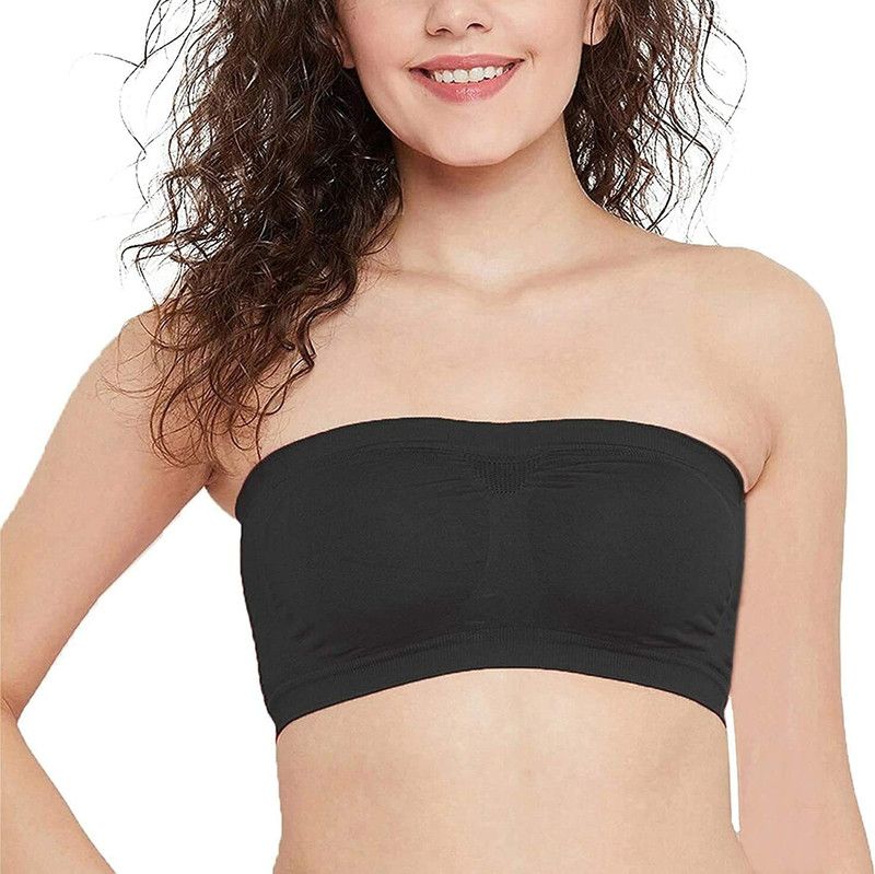 Inner Sense Women Tube Non Padded Bra  (Black)