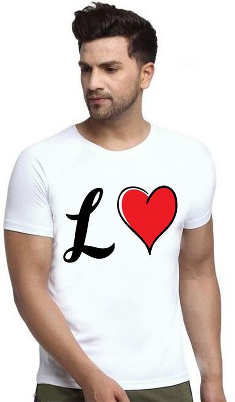 Men Printed, Self Design, Graphic Print Round Neck Polyester White T-Shirt