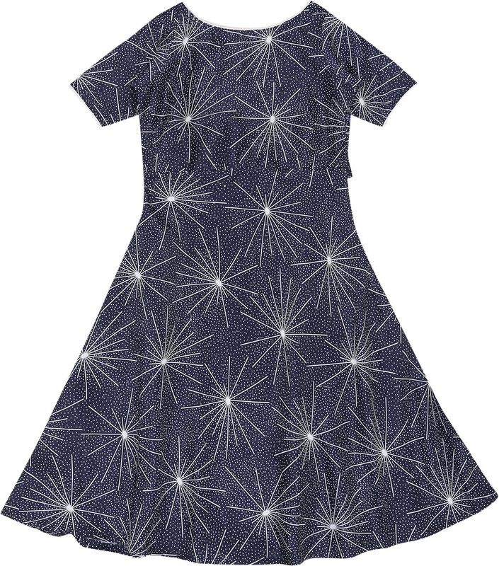 Girls Maxi/Full Length Casual Dress  (Blue, Half Sleeve)