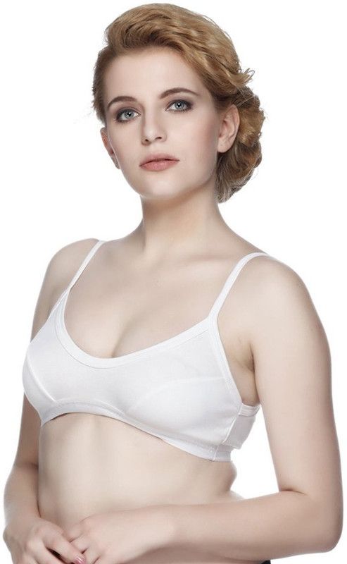 Women Sports Bra  (White)