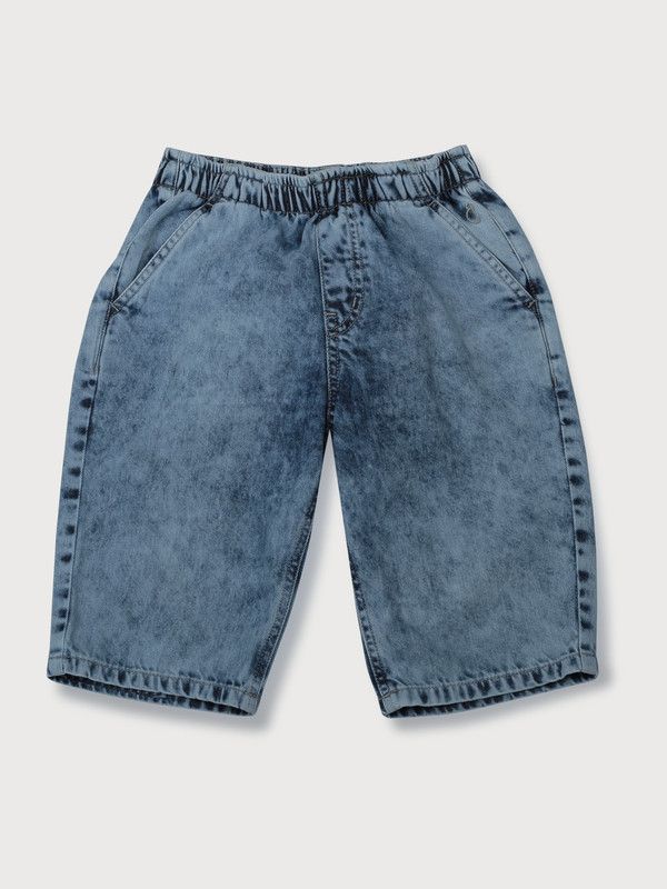 Short For Baby Boys Sports Solid Denim  (Light Blue, Pack of 1)