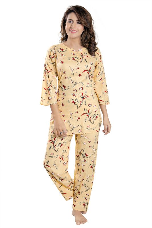 Women Co-ords Beige Checkered