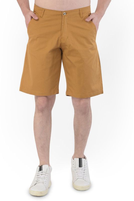 Printed Men Brown Casual Shorts