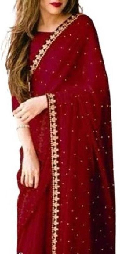 Unstitched Art Silk Multi-purpose Fabric Embroidered