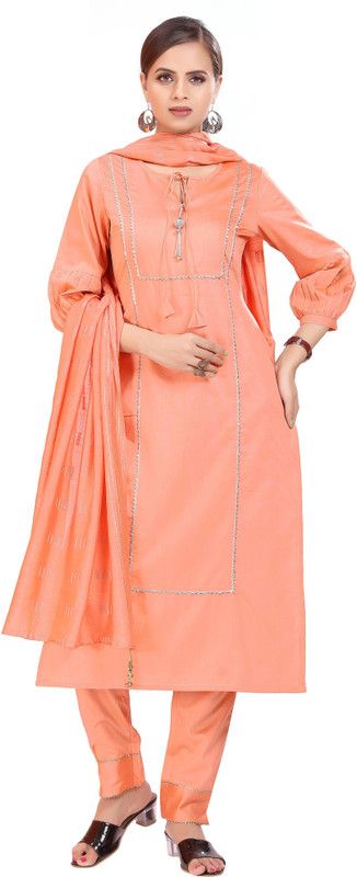Women Modal Kurta, Pant And Dupatta Set