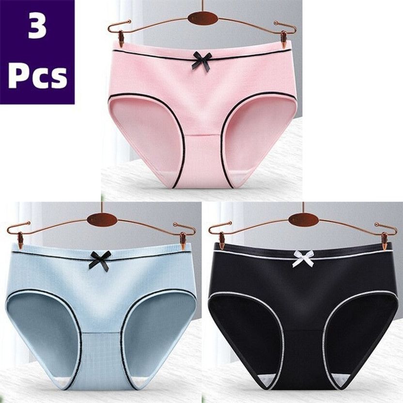 Pack of 3 Women Bikini Multicolor Panty