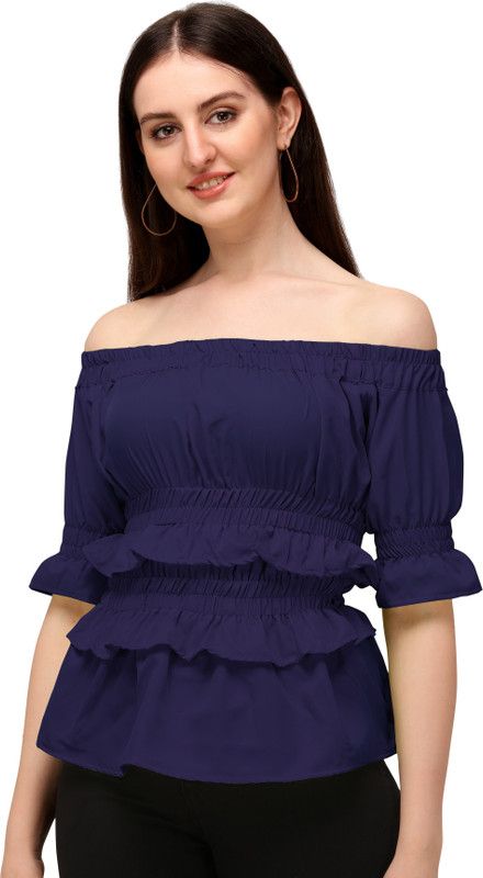 Party Women Blue Top