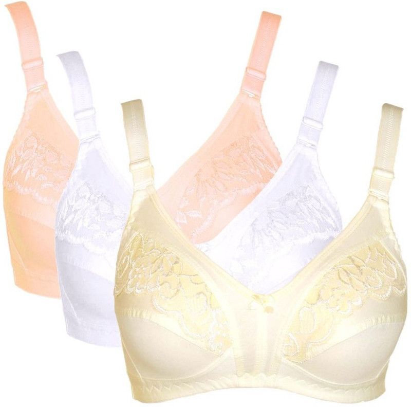 Pack of 3 Women Minimizer Bra  (Multicolor)