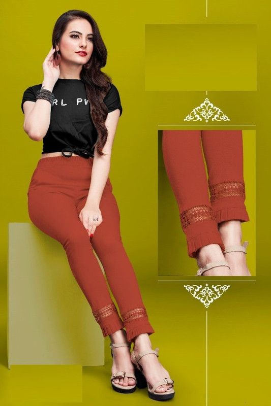 Western Wear Legging  (Brown)
