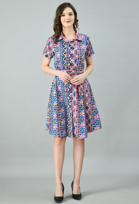 Women Shirt Multicolor Dress