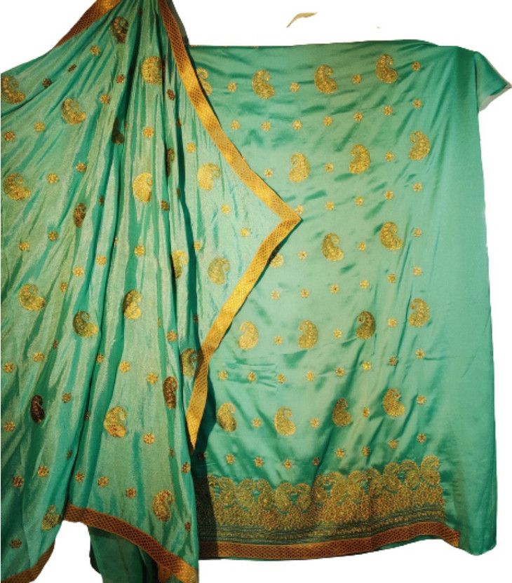 Unstitched Chiffon Salwar Suit Material Printed
