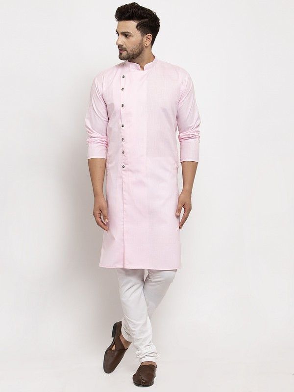 Men Kurta and Breeches Set Cotton Blend