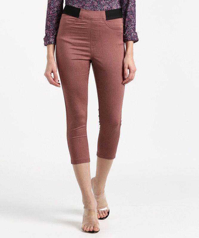 MARKS & SPENCER Pink Jegging  (Solid)