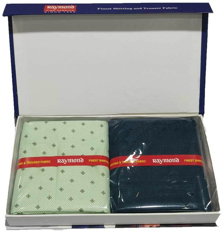 Unstitched Polycotton Shirt & Trouser Fabric Checkered