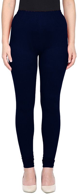 Phase of Trend Churidar Western Wear Legging  (Dark Blue, Solid)