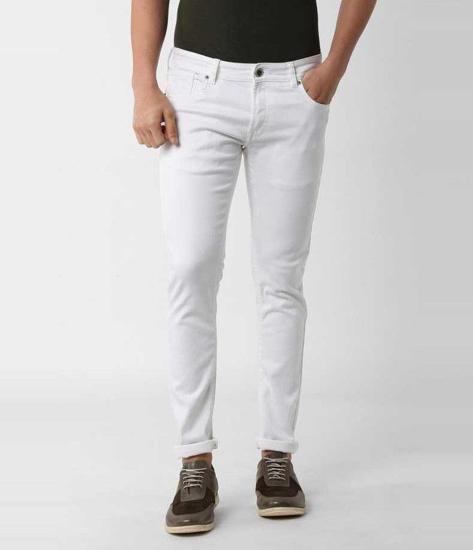 Regular Men White Jeans
