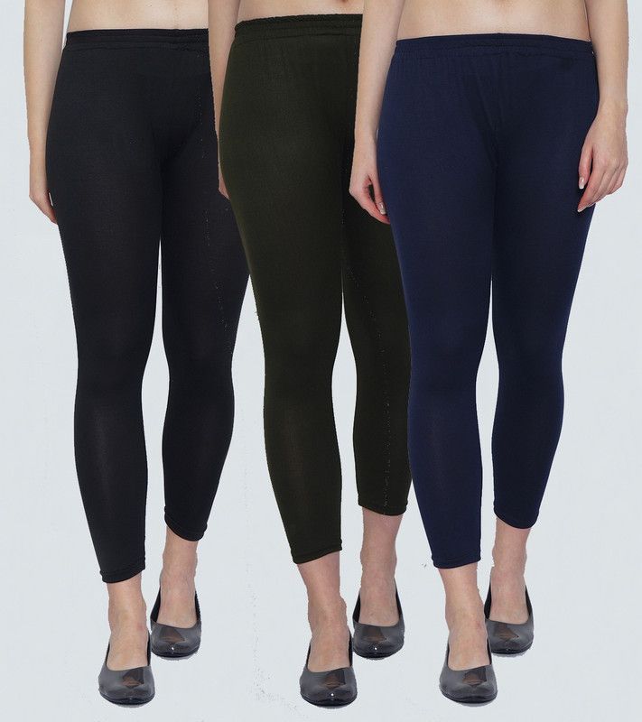 Ambeycity Ankle Length Western Wear Legging  (Multicolor, Solid)