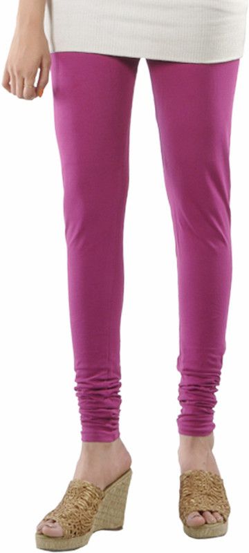 Sakhi Sang Ethnic Wear Legging  (Purple, Solid)