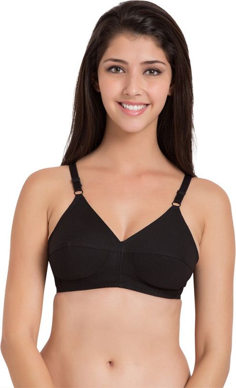 Women Full Coverage Bra  (Black)
