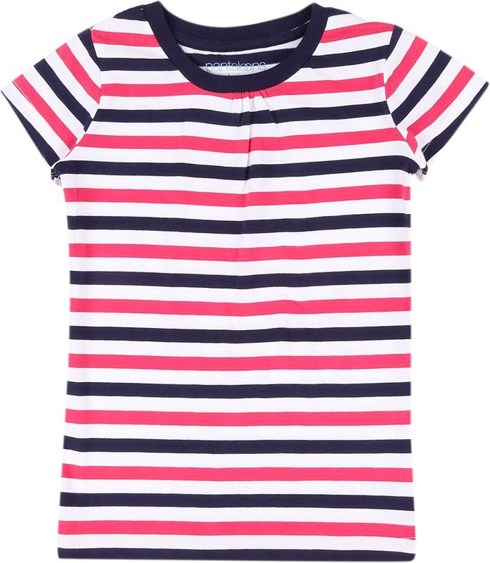 Girls Pure Cotton Top  (Multicolor, Pack of 1)