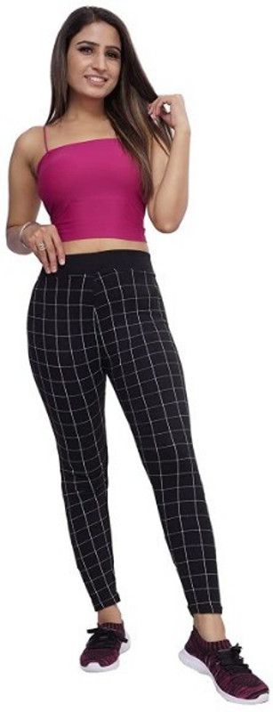 KC shop Black Jegging  (Checkered)