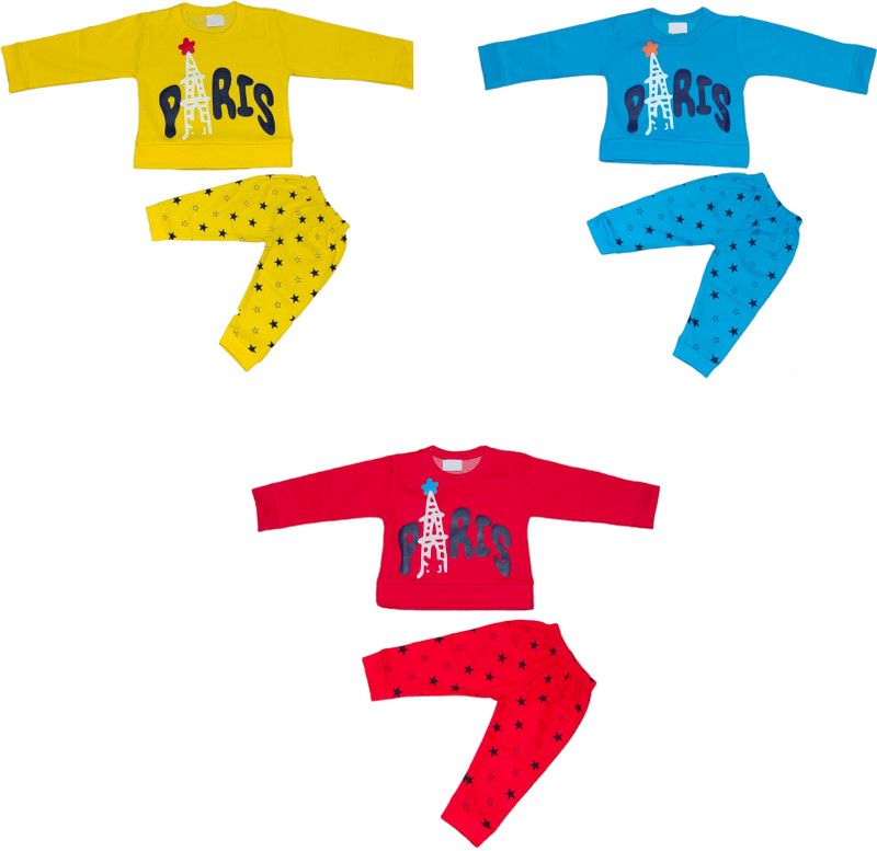 SM Mahira Baby Boys & Baby Girls  (Multicolor)