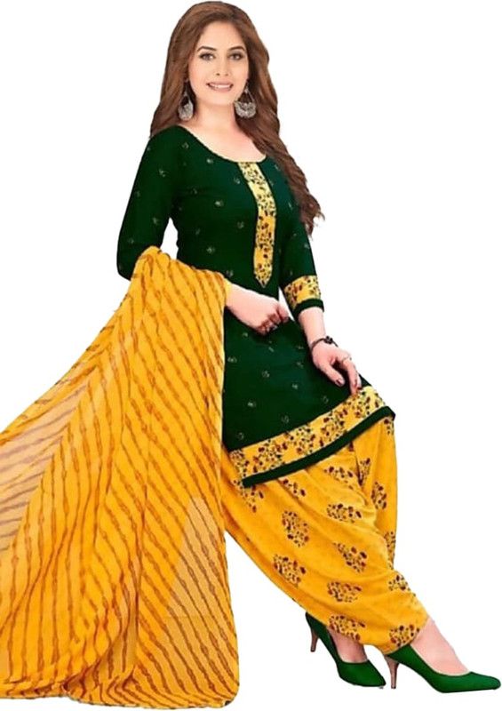 Women Crepe Kurta and Salwar Set