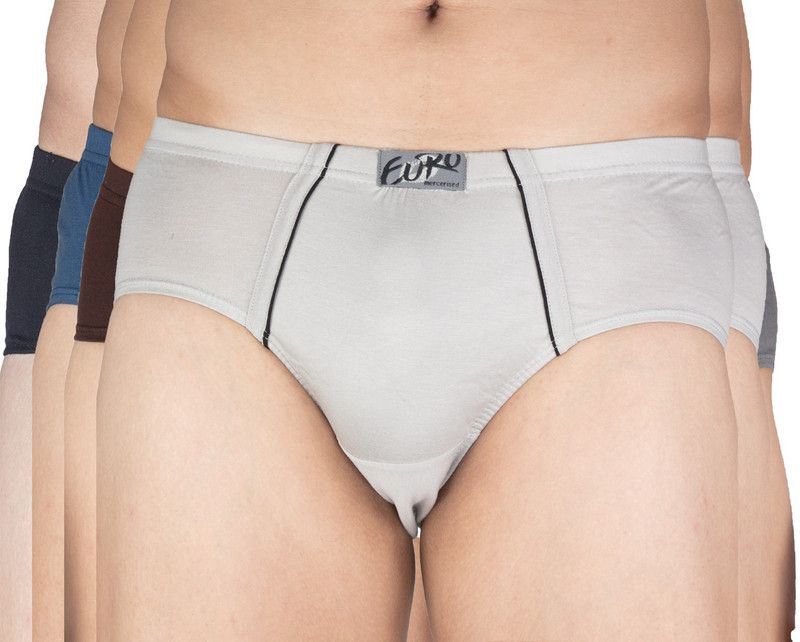 Pack of 6 Solid Men Brief