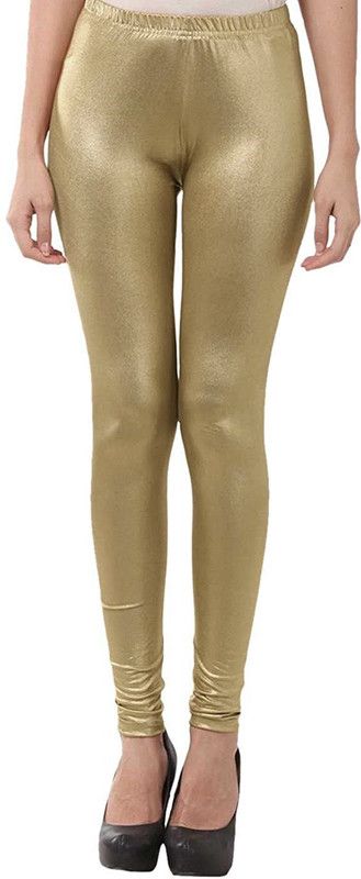 Phase of Trend Churidar Length Western Wear Legging  (Beige, Solid)