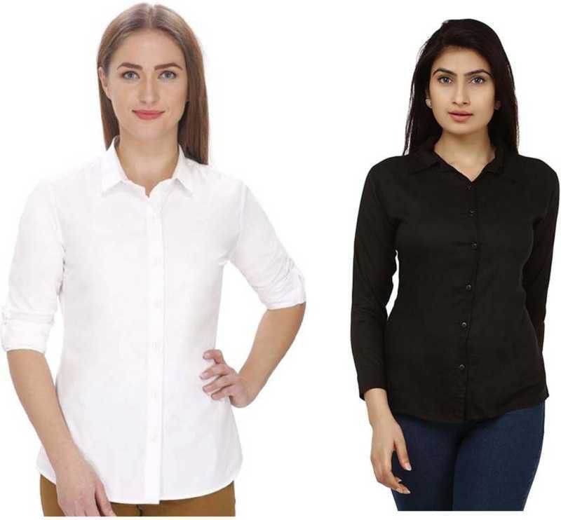 Women Solid Formal Multicolor Shirt