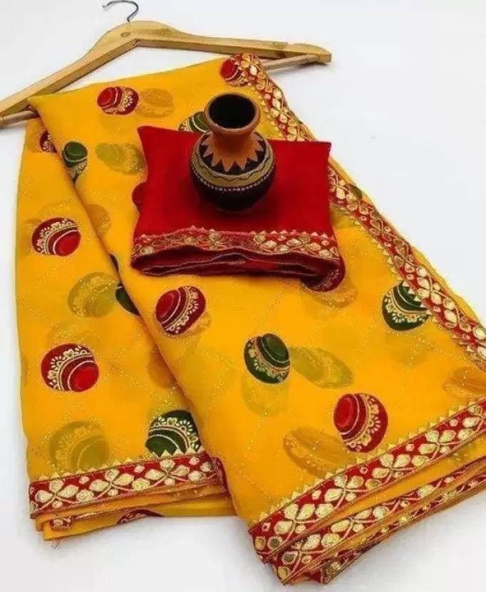 Unstitched Jacquard Blouse Material Embroidered