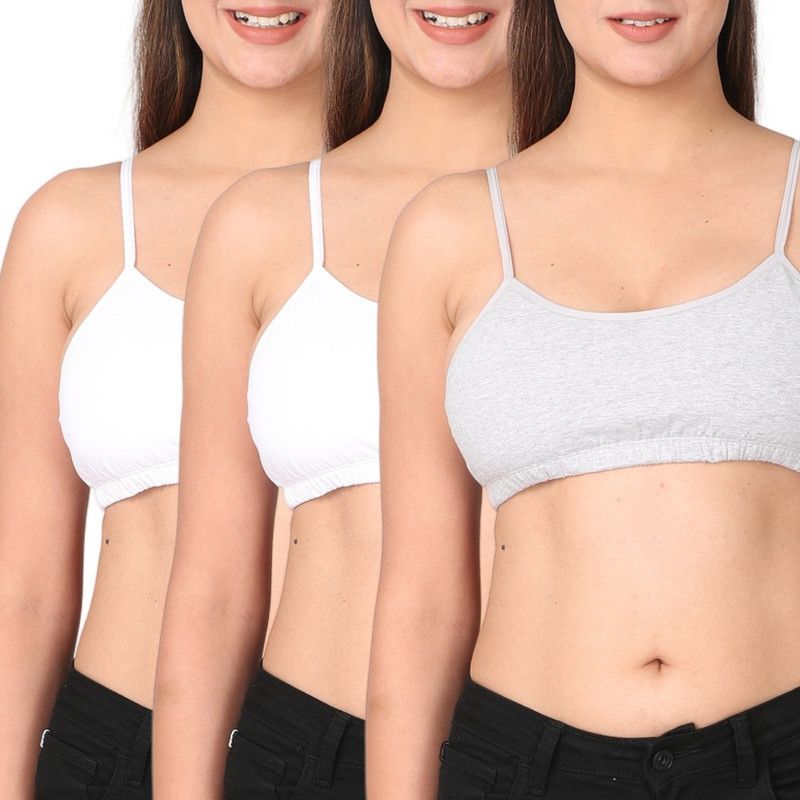 Pack of 3 Women Training/Beginners Lightly Padded Bra  (Multicolor)