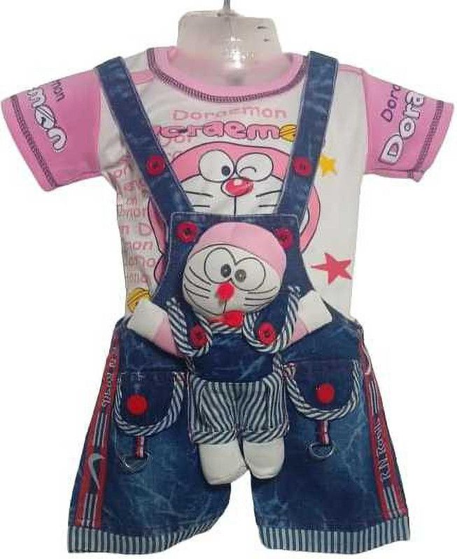 Baby Boys & Baby Girls Casual Sweatshirt Bloomer  (Pink)