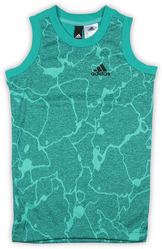 Girls Casual Polycotton Tank Top  (Green, Pack of 1)