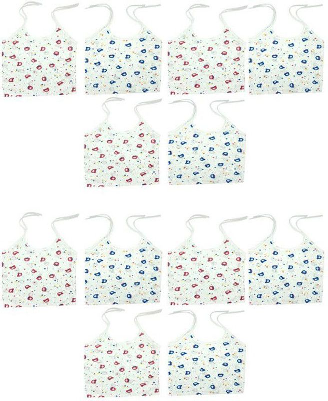 Vest For Baby Boys & Baby Girls Cotton  (White, Pack of 12)