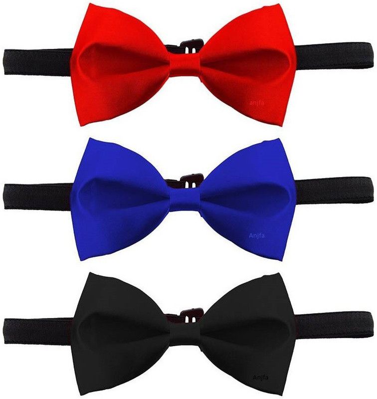 anjfa Solid Tie  (Pack of 3)