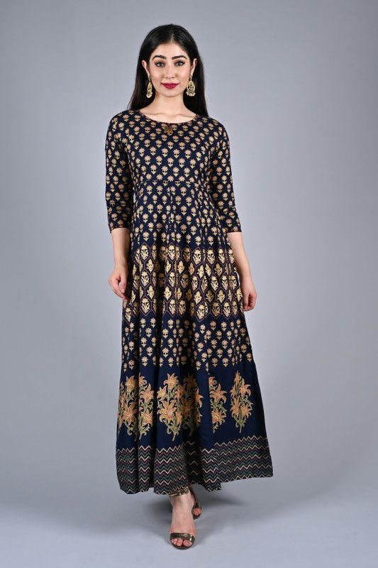 Women Gown Dark Blue Dress