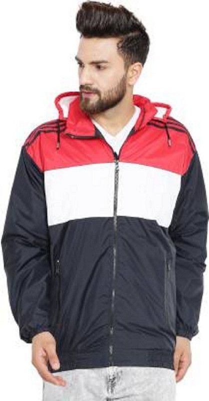 Burdy full sleeve solid men's fancy color Windcheater Solid Men Wind Cheater