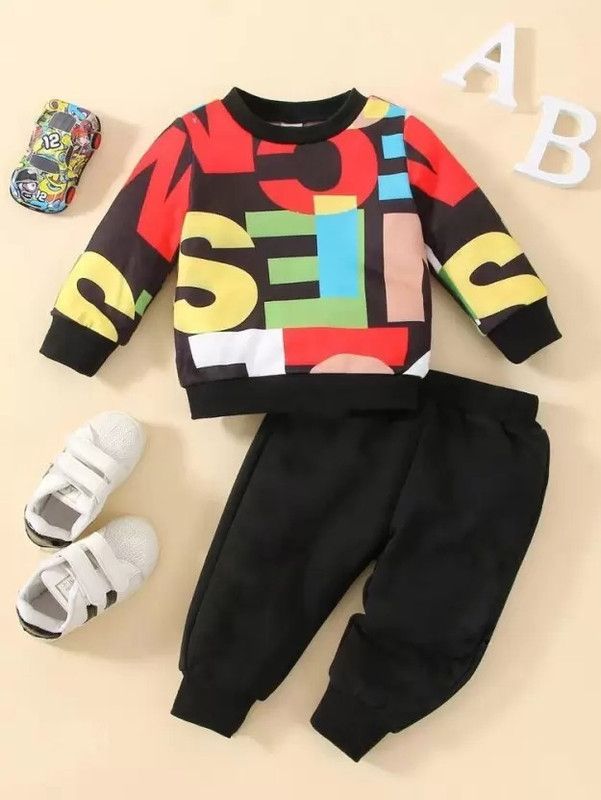 Baby Boys Party(Festive) T-shirt T-shirt  (Black)
